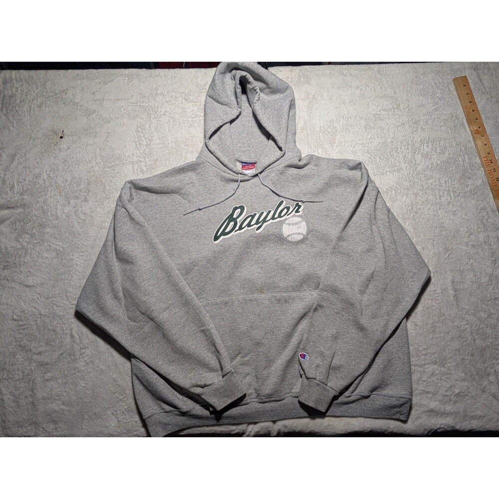 Champion Baylor Bears Baseball Hoodie XXL 2XL